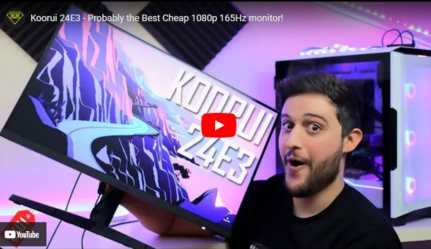 Koorui 24E3 - Probably the Best Cheap 1080p 165Hz monitor!