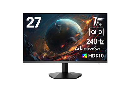 27" Gaming Monitor 
240 Hz