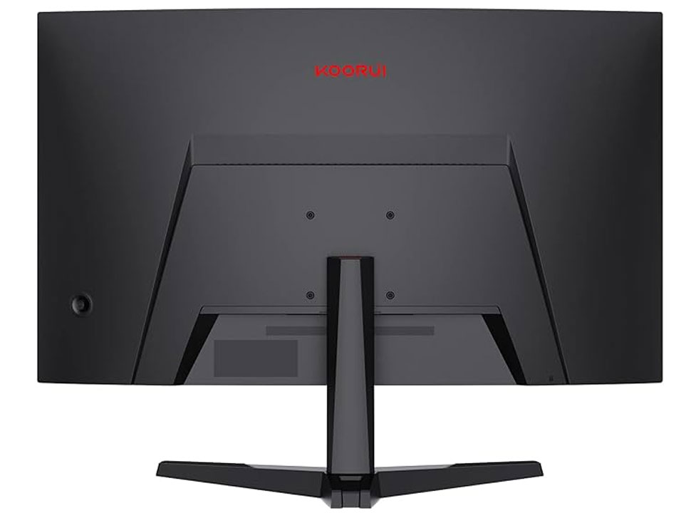 KOORUI 27 inch 2K QHD 144Hz 1ms Curved Gaming Monitor,Adpitive-sync  Technology,100% sRGB Computer Monitor,HDMI/DisplayPort,Black,27E6QC