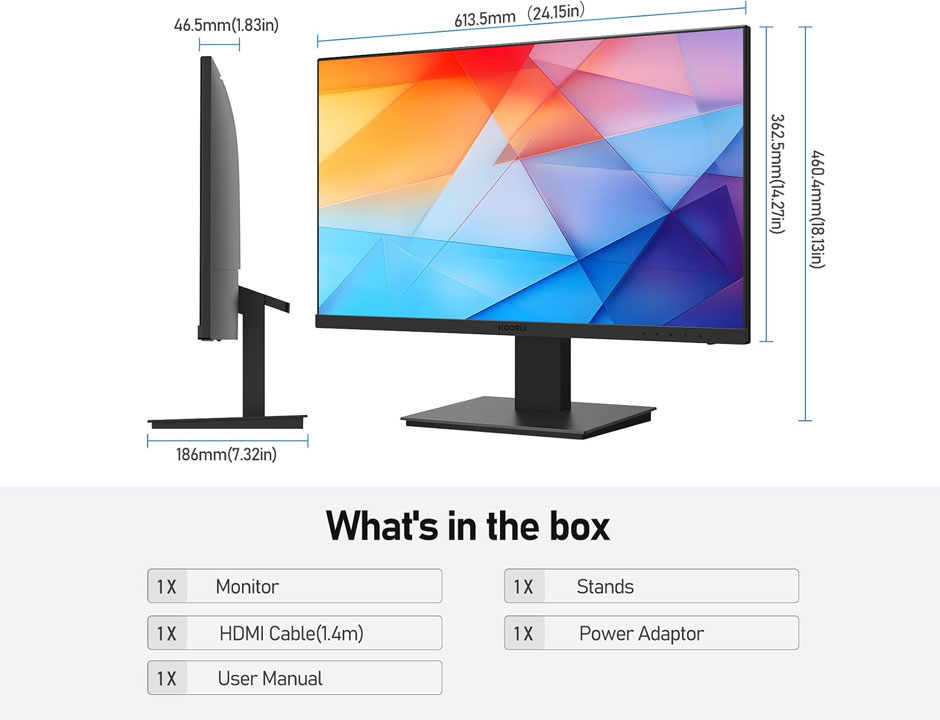 27 inch
FHD Gaming Monitor