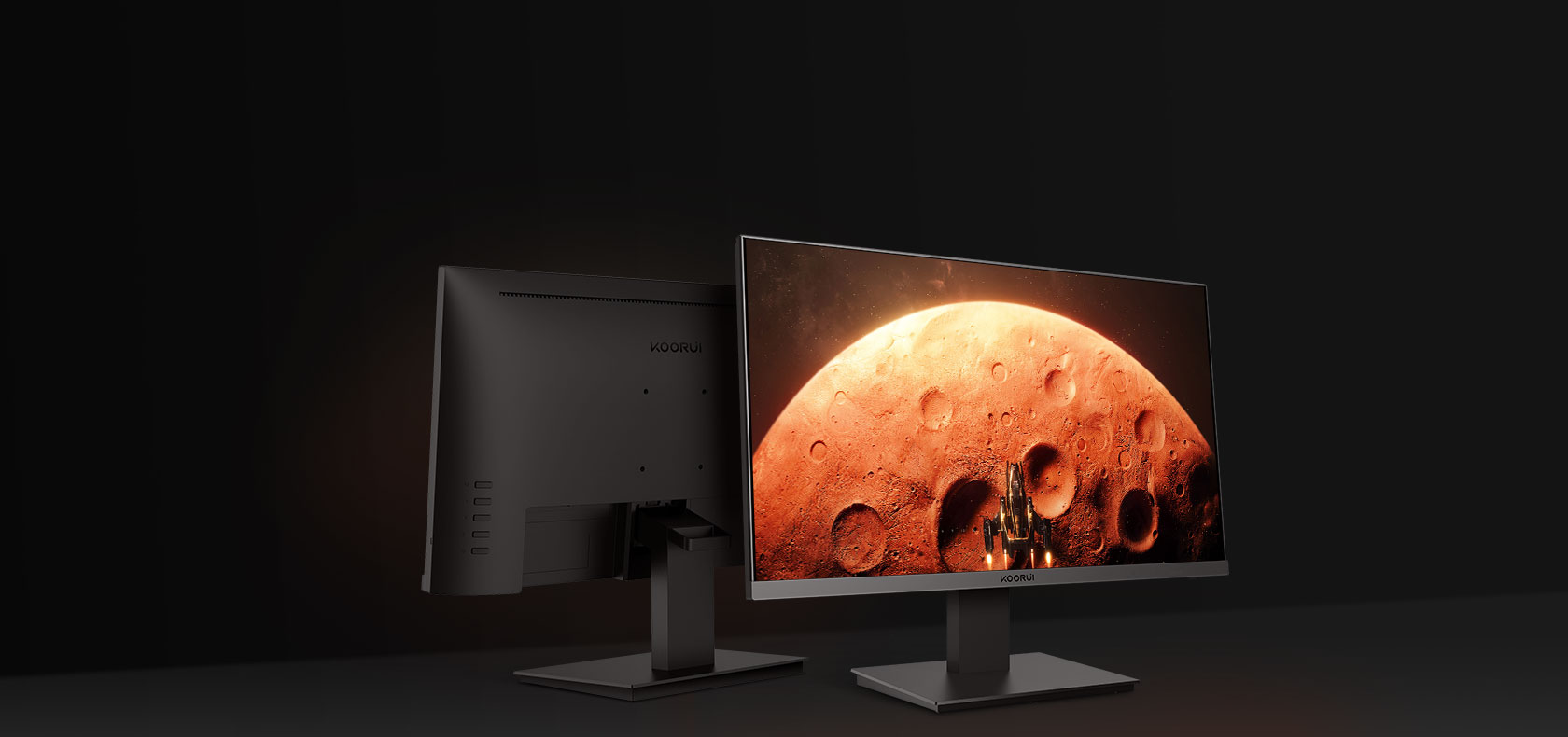 KOORUI 22Gaming monitor,100Hz,Freesync,Built-in speakers,FHD  (1920x1080p)Computer monitor,HDMI ports,S01 